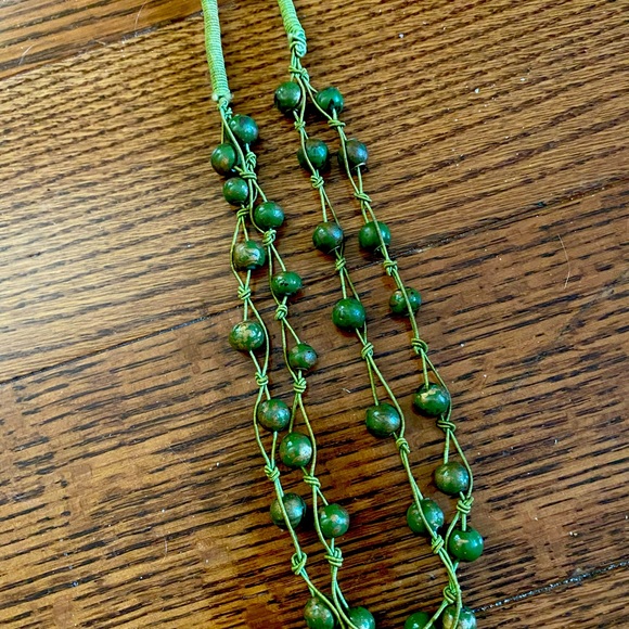 String Bead Necklace - Picture 1 of 4